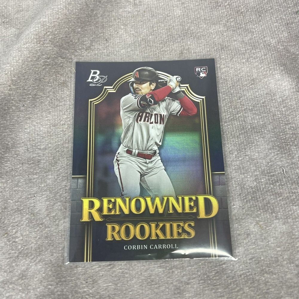 Corbin Carroll RC 2023 Bowman Platinum  Renowned Rookies Diamondbacks #RR-7